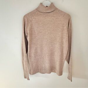 Vintage Beige Turtleneck Sweater